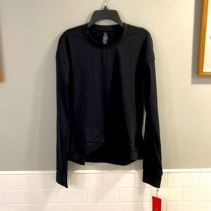 The gym people long sleeve black workout top size M NWT